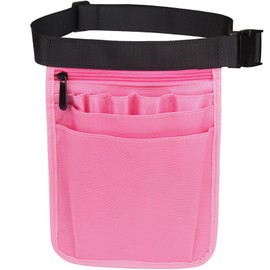 Belt Bag Retail, Nurse Belt Bag, Nurse Organiser, Utility Waist Bag, Work Organiser, Waist Bag with Adjustable Belt, Multifunctional (Pink)