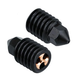 Bambu Lab 0.2mm Nozzle CHT Hardened Steel High Flow Nozzle for Bambu Lab X1/X1C/P1P/ P1S 3D Printers 2 Pieces