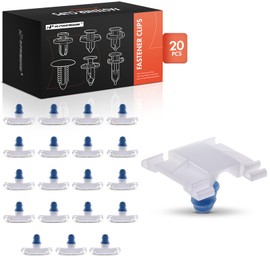 A-Premium 20 PCS Nylon Door Moulding Car Retainer Fastener Push Pin Clips Compatible with Volkswagen Jetta 1993-2002 Golf 1993-2002 Cabrio 1995-2002