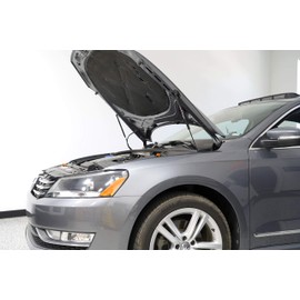Redline Tuning 21-37003-02 Hood QuickLIFT Plus System Compatible with Volkswagen Passat 2012-2015 (All Black Components)