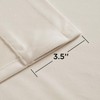 Joydeco Velvet Curtains White Blackout Curtains Thermal Insulated 96 inches