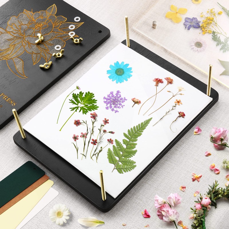 Suziko Large Flower Press Kit 11.8 x 8.7 inch 6