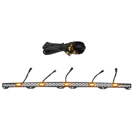 A ABSOPRO Grill LED Light Front Grille Lights with Bracket for Toyota Tundra 2014-2020 Amber Light