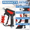 RIDGE WASHER Pressure Washer Gun 5000 PSI with Nozzle Bracket,