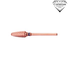 Corintian Nail Cutter Attachment Carbide Flame Bit Fine Extra Coarse for Manicure, Pedicure of Gel Nails, Acrylic Nails Accessories as Callus Cutter and Cuticle Remover (Medium)