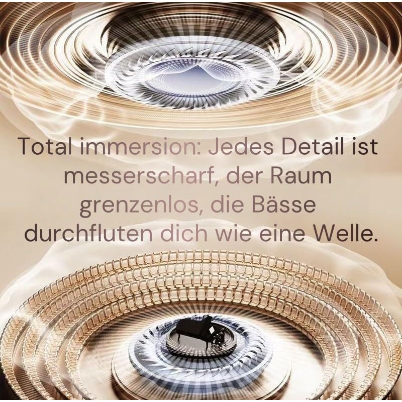TEISCHE Wireless Headphones with Bluetooth 5.3, 40H Autonomy, Clear Sound