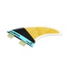 Surfboard Double Tab Fin Compatible, Set of 3, Medium Size,