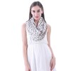 Lina & Lily Polka Dot Snood Tube Scarf -