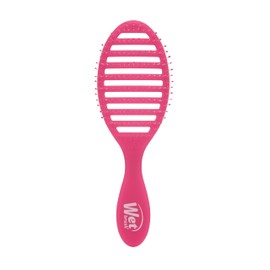 Wet Brush Speed Dry Hair Brush, Pink Frost - Vented Design & Soft HeatFlex Bristles Are Blow Dry Safe - Ergonomic Handle Manages Tangles - Pain-Free Hair Accessories