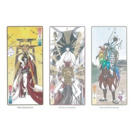 Japanese Mythology Tarot Kyu Land Edition | Yamamoto Naoki | 83 Cards, Japanese Instruction Manual Included (English Language Not Guaranteed)
