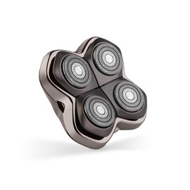 Skull Shaver Baron PRO 4 Head Replacement Blade - Shaver Blade for Wet & Dry Shaving - Rotary Heads Design - Japanese Stainless Steel - Compatible with Pitbull, Palm & Butterfly Kiss Shavers