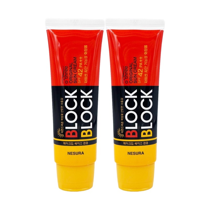 Nesura Autri Block&Block Original Sun Cream 80g x2 / 네슈라