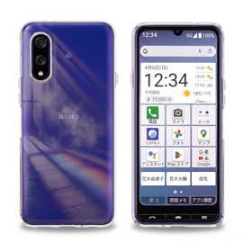 【Clear】【Shockproof】【Soft】 Basio active3 KYG04 Clear Case