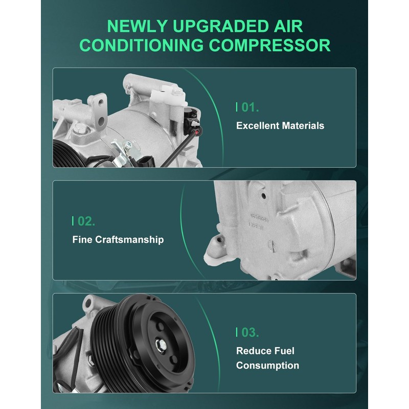 29272C AC Compressor Fit for 2016-2021 for Honda Civic 2.0L
