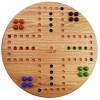 Cauff Marbles Board Game 17.5 inch Diameter 4 Player Hand