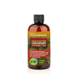 Gardenera Plant Growth Superfood for Money Trees with 18 Vitamins & Minerals - Organic Plant Food Fertilizer - Micro-Fungi and Bio-Organisms for Money Tree Plant Care & Growth Enhancement - 8oz