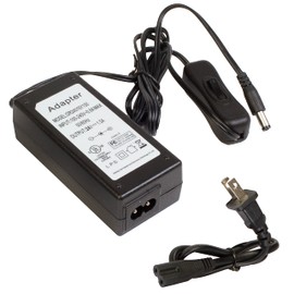 UL Listed AC 100-240V to DC 24V 1.5A 36w AC Adapter with on/Off Switch. Class 2 for LED Strip Light Power Supply Driver