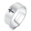 Cross Rings for Men, Premium Pure Titanium Rings for Men