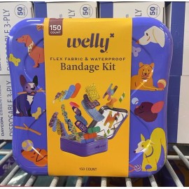 Welly Doggies Heroic Flex Fabric & Waterproof Bandage Kit, 150 Count