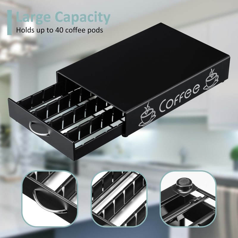 Rice rat Nespresso Pod Holder Pod Drawer Cabinet Pod Storage