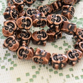 Unbranded Laughing Buddha Beads, Stretch Bracelet, Acrylic Resin, 18mm Beads, 12 Beads