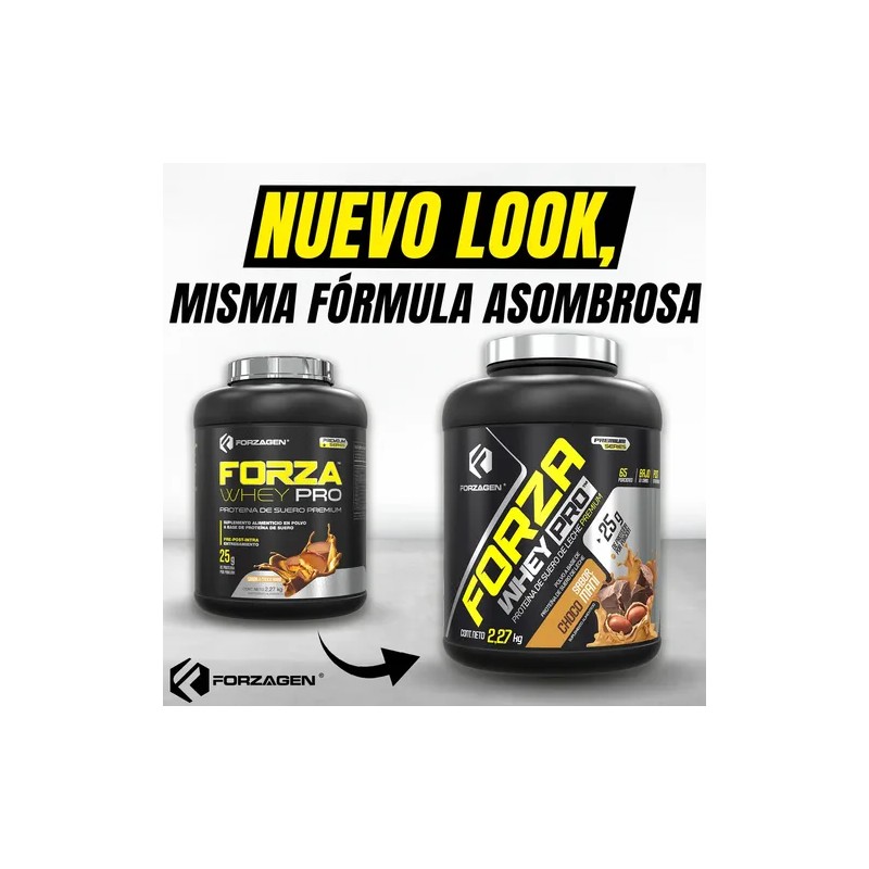 Forzagen Proteína Forzawhey-pro 5lb 100 Whey Protein Sabor Choco Maní