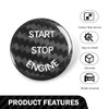 SLIMI Start Stop Button Sticker, Push Start Stop Button Sticker,