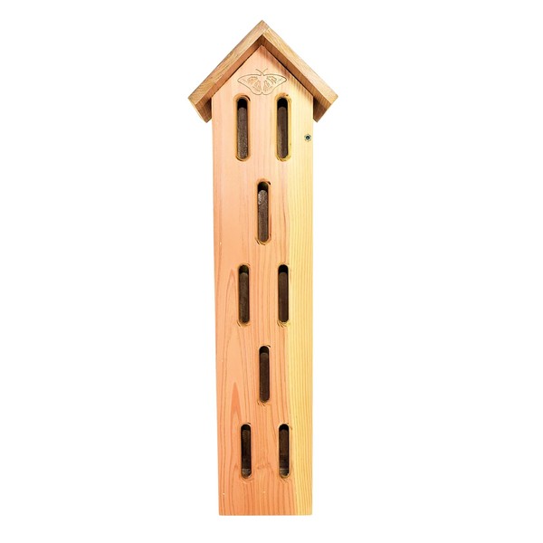 Red Cedar Butterfly House - 24" Tall - Ventilated -