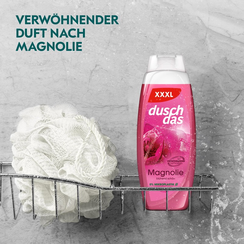 Duschdas Magnolia XXXL Shower Gel with Pampering Fragrance Formula for