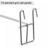 sourcing map Grid Wall Hooks Store Garage Storage Wall Organizers