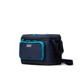 Coleman XPAND Insulated Soft Cooler, 16/30/42 Can Cooler with 24+ Hour Ice Retention - Great for Lunch, Camping, Beach, Pool, Sports, & More - Blue Nights