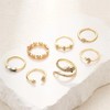 Gold Rings for Women Non Tarnish Chunky Gold Rings Stackable