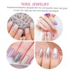 minkissy Fashionable Nail Charm Beads Compartment Mix for DIY Manicure