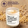 Shqiueos Pickleball Gifts for Women Men Lavender Scented Candle 7oz