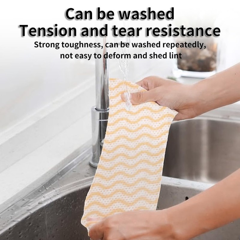Dish Cloths, 4 Roll J Cloth Roll, Disposable Dish Cloth