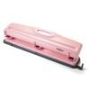 Achieva Economy 3-Hole Punch, 12 Sheet Capacity, Pink (90142)