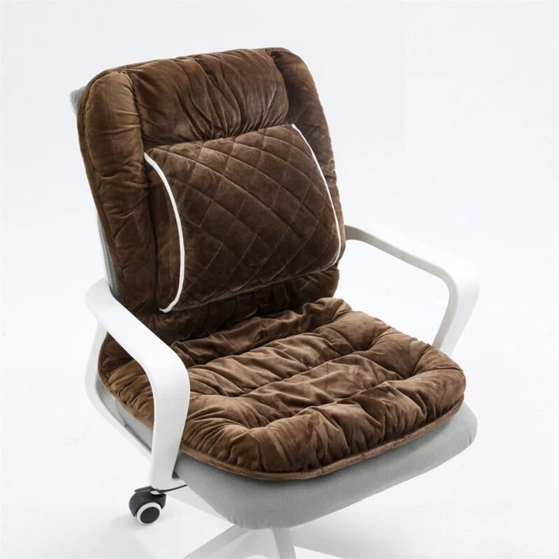 Gujuja Office Chair Cushion Soft Seat Pad with Backrest Upgraded