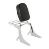 Backrest Detachable Sissy Bar W/Luggage Rack Backrest Compatible with Kawasaki