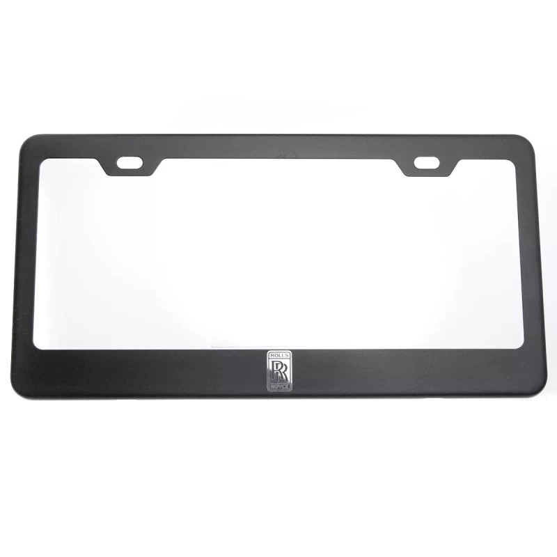 KA Depot For Rolls Royce License Plate Frame Matte Black