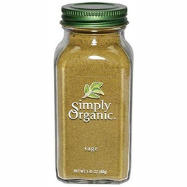 Simply Organic Ground Sage Leaf, Certified Organic | 1.41 oz | Pack of 3 | Salvia officinalis L.