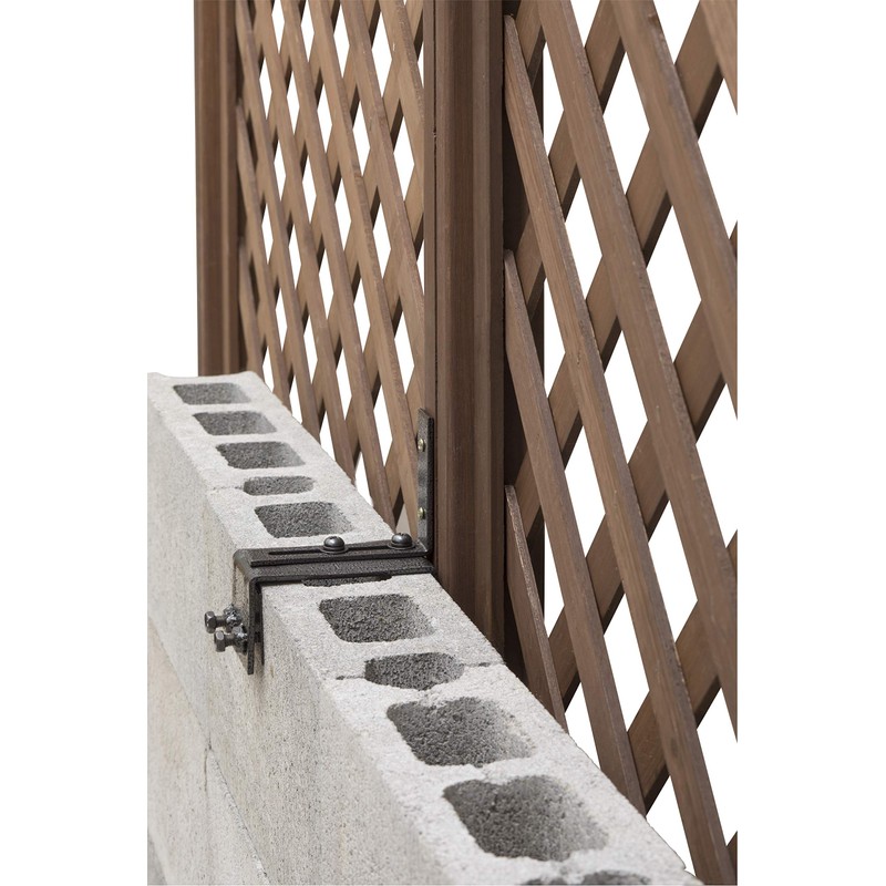 Takasho Lattice Post 2x4 Material Fixing Bracket for 3.9 inches