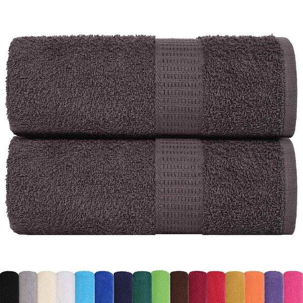 vidaXL Set of 2 Face Cloths 15 x 21 cm