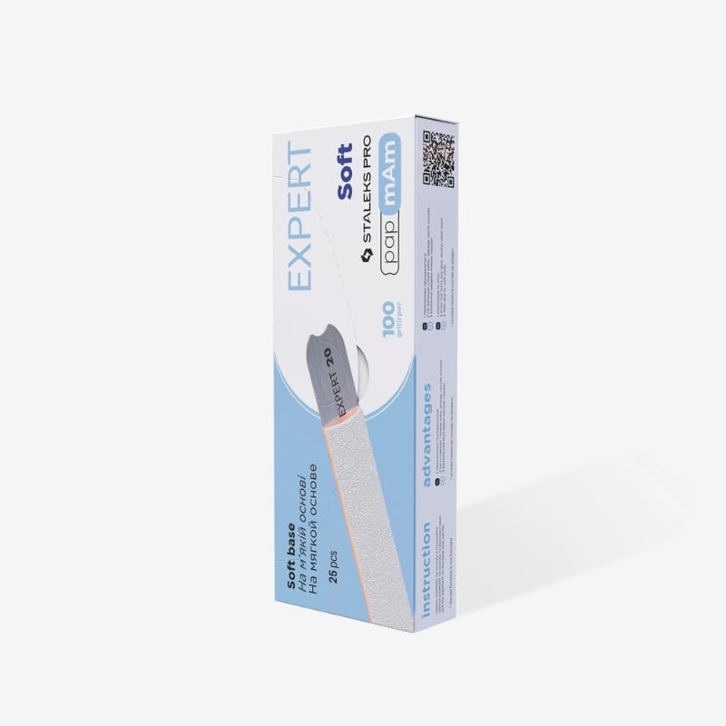 STALEKS PRO Base metálica recta para limas autoadhesivas y PapmAm,