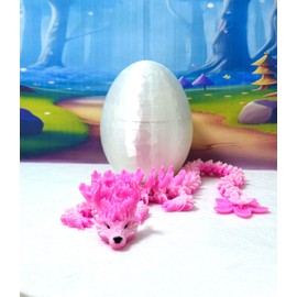 3D Printed Pink Cherry Blossom Dragon