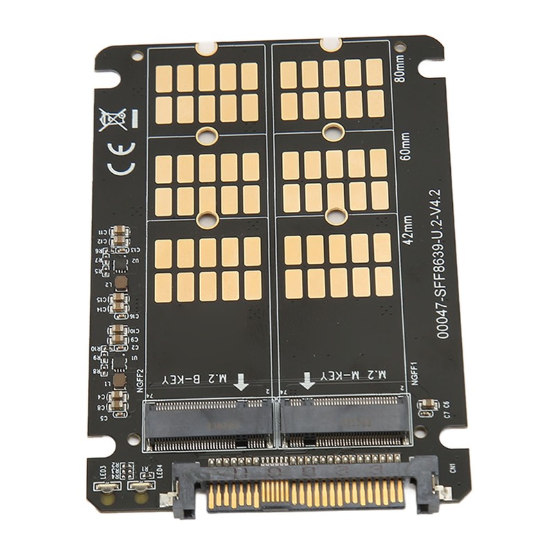 M.2 NVME SATA to U.2 Adapter Card NVME SATA Dual
