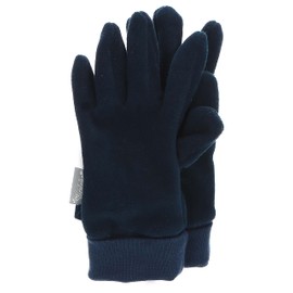 Sterntaler Finger Gloves Unisex Children's Micro Fleece with Elastic Cuff Glove, navy