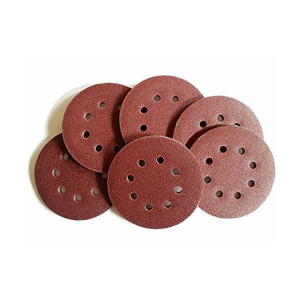50 Sheets Velcro/Easy Fix Sanding Discs for Random Orbital Sanders