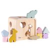 Soliga | HERZSTÜCK Wooden Cube Set | Shapes and Animals