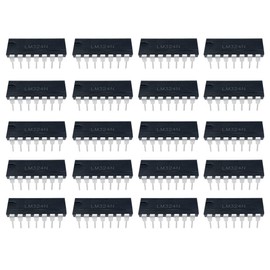 Bestol 20PCS IC LM324N LM324 DIP14 Low Power Quad Op-Amp