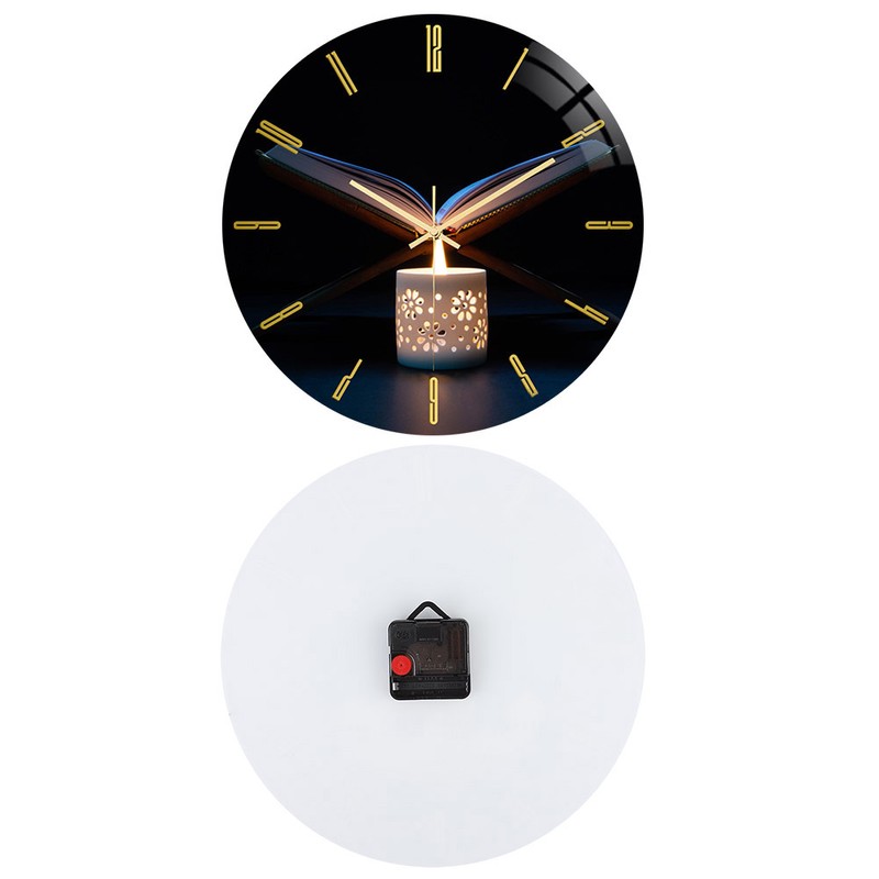 Simple Fashion Wall Clock 3D Acrylic Clock for Bedroom Living
